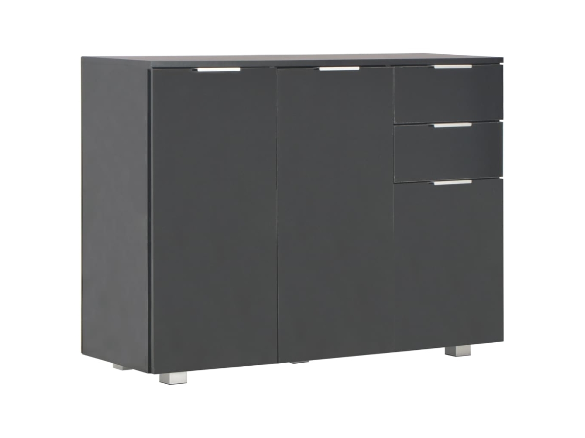 Sideboard, Sideboards Vidaxl Preto Madeira Processada (n/a)