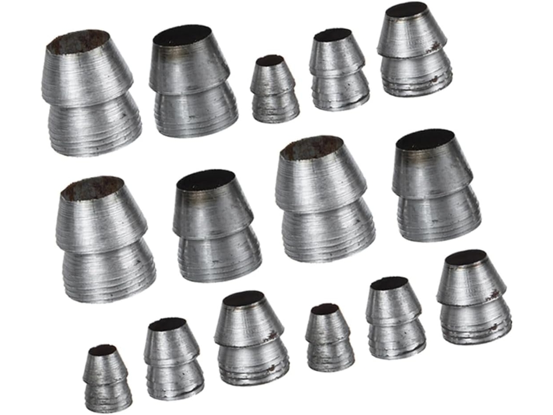 Kit De Cunhas Com Cabo Redondo De Metal, 15 Peças