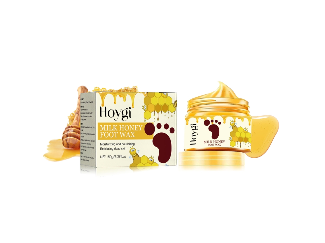 Máscara de Mão e Pé Hoygi Honey Milk Exfoliante Hidrata e Repara Pele Morta