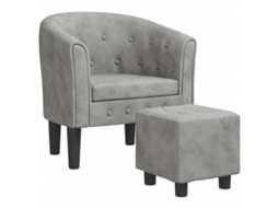 Tub Chair, Tub Chairs Vidaxl Cinzeto Veludo