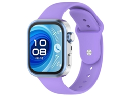 Bracelete para Huawei Watch Fit 4 / Fit 4 Pro / Fit 3 Silicone Fecho Invertido Roxa XIAOMOYU
