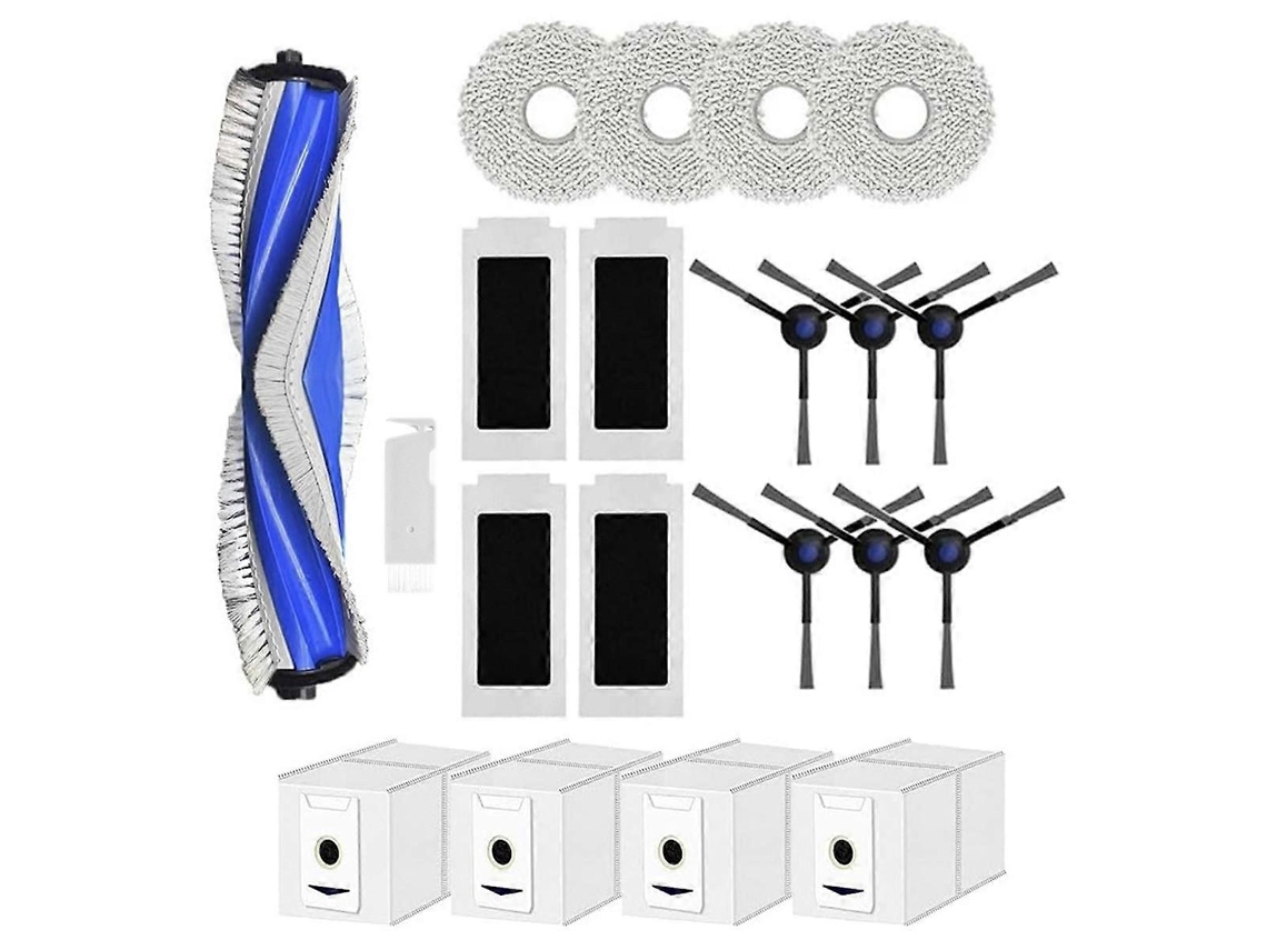 Acessórios Para Aspirador De Pó Robô T30s, Escova Lateral Principal, Filtro Hepa, Pano Para Esfregão, Saco Para Pó Brilvibera