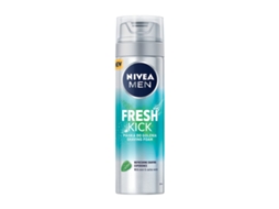 Men Fresh Kick Espuma De Barbear Refrescante, 200ml Nivea
