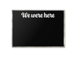 Magnetic Wall Board We Were Here For The Office Espelharte (100x70 Cm)