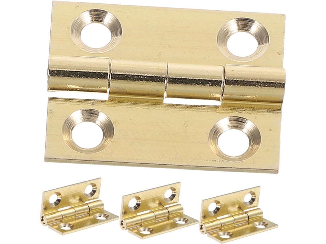 Dobradiças De Latão Nuobesty Para Portas Armários, Com Funcionamento Suave E Design Dobrável Que Economiza Espaço
