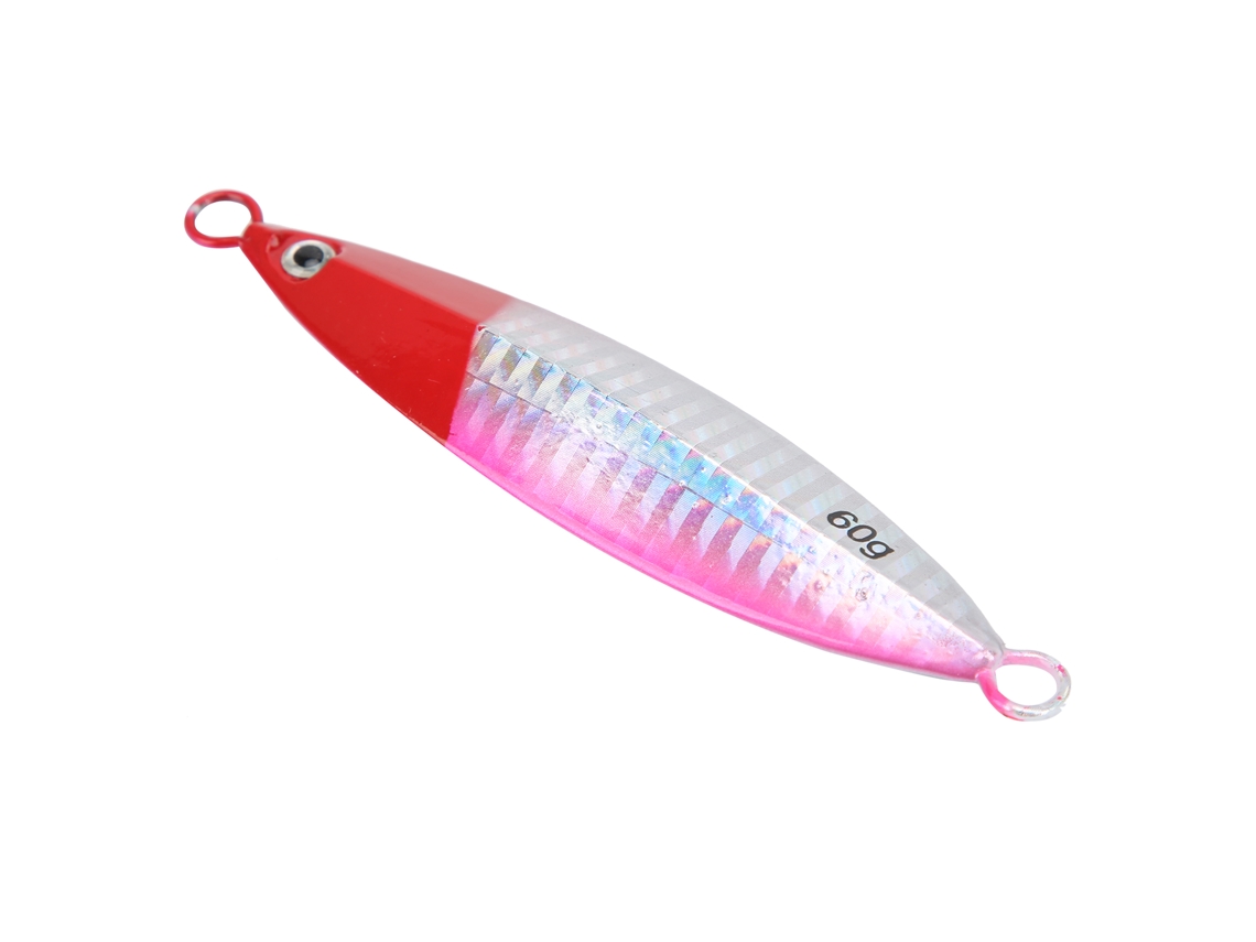 Isca Artificial Peixe Metal 60g Cabeça Vermelha