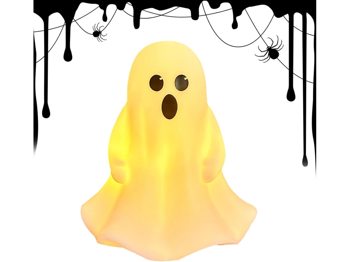 Luminária De Halloween, Estatueta Led Fofa E Divertida, Decoração Mesa
