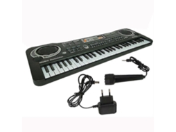 Teclado Eletrônico Digital De Música Com 61 Teclas, Presente Para Piano Elétrico, Presente Para Ue Everley891