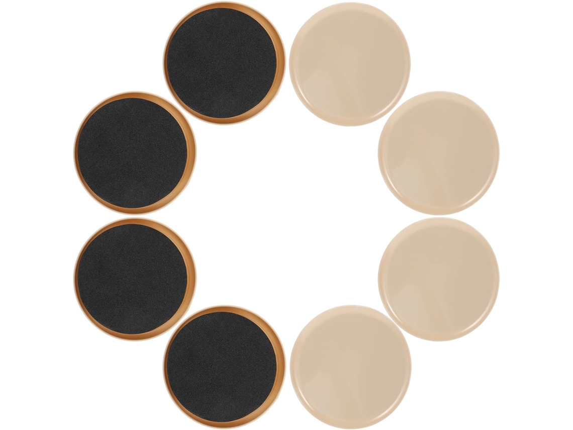 Balacoo Conjunto De 8 Peças Deslizadores Autoadesivos Silicone E Ptfe Para Móveis, Protetores Versáteis Para Pés De