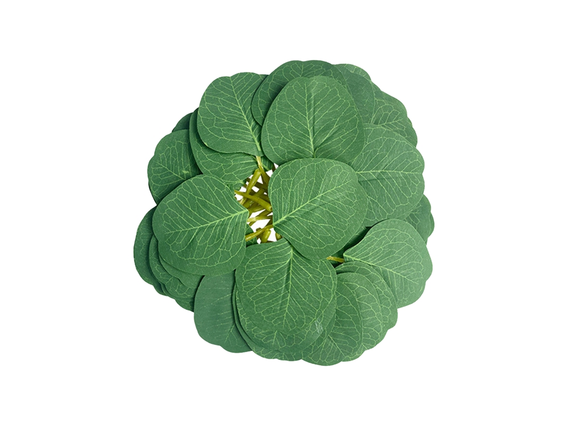 Laxiscreed Folhas De Eucalipto Artificial Verde Profundo Para Decoração Natural - Pack De 50 Unidades