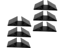 Holibanna Conjunto De 6 Pés Estabilizadores Triangulares Para Portão, Em Plástico Abs, Para Maior Segurança E