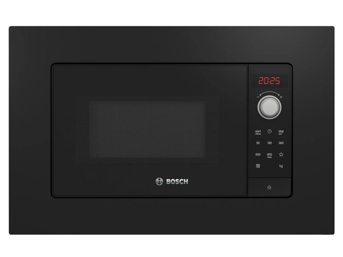 Micro-ondas Encastre BOSCH bfl623mb3 (20 L - Preto)