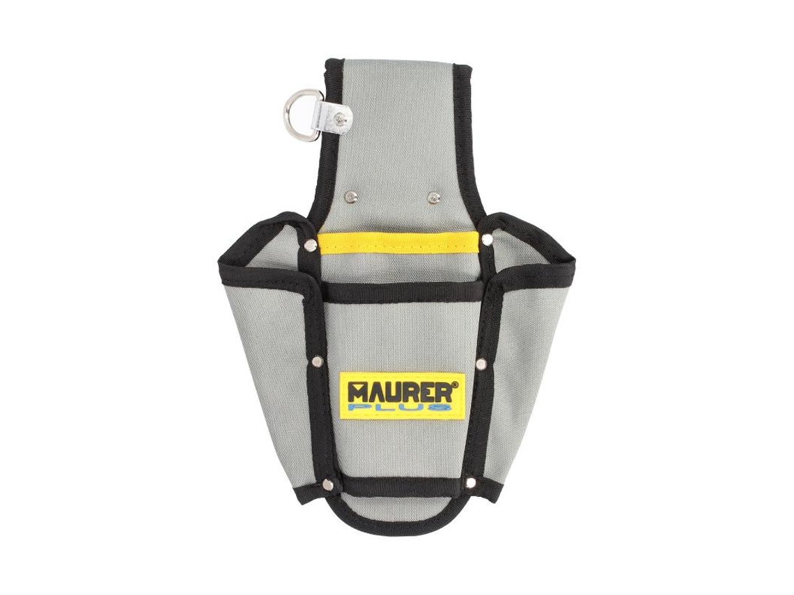 Funda bolsa porta herramientas para cinturon con 4 bolsillos. portaherramientas electricista multibolsillos poliester