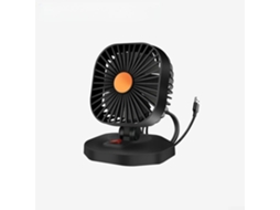 Ventilador De Carro Cabeça Dupla 12v 24v Com Rotação 360 ​​graus E