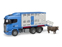 Transportador de gado de Brincar BRUDER Scania (Idade Mínima: 3 - Transportes)