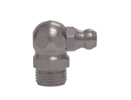 UMETA-1321109-25-25 Graxadeiras Hidráulicas 90º Din 71412 Tipo H3 (R.M10'X1.0 X L.20 X Ø11 Aço Inoxidável)
