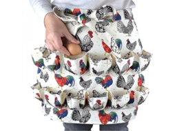 2026 delantal para Recoger Ovos com 12 Bolsos Profundos, para Galinhas, Patos e Gansos, Tamanho 53*45cm