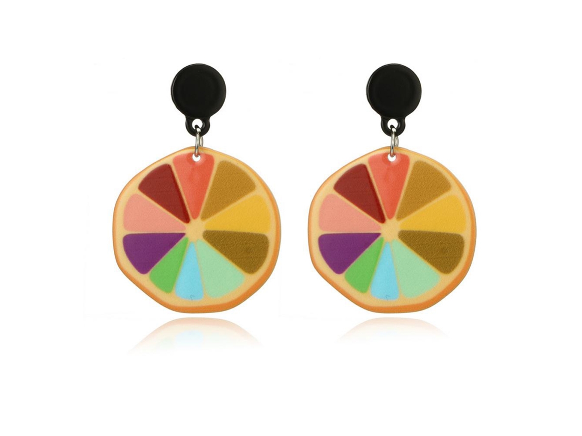 Brincos De Acrílico Moda Feminina 7 Cores