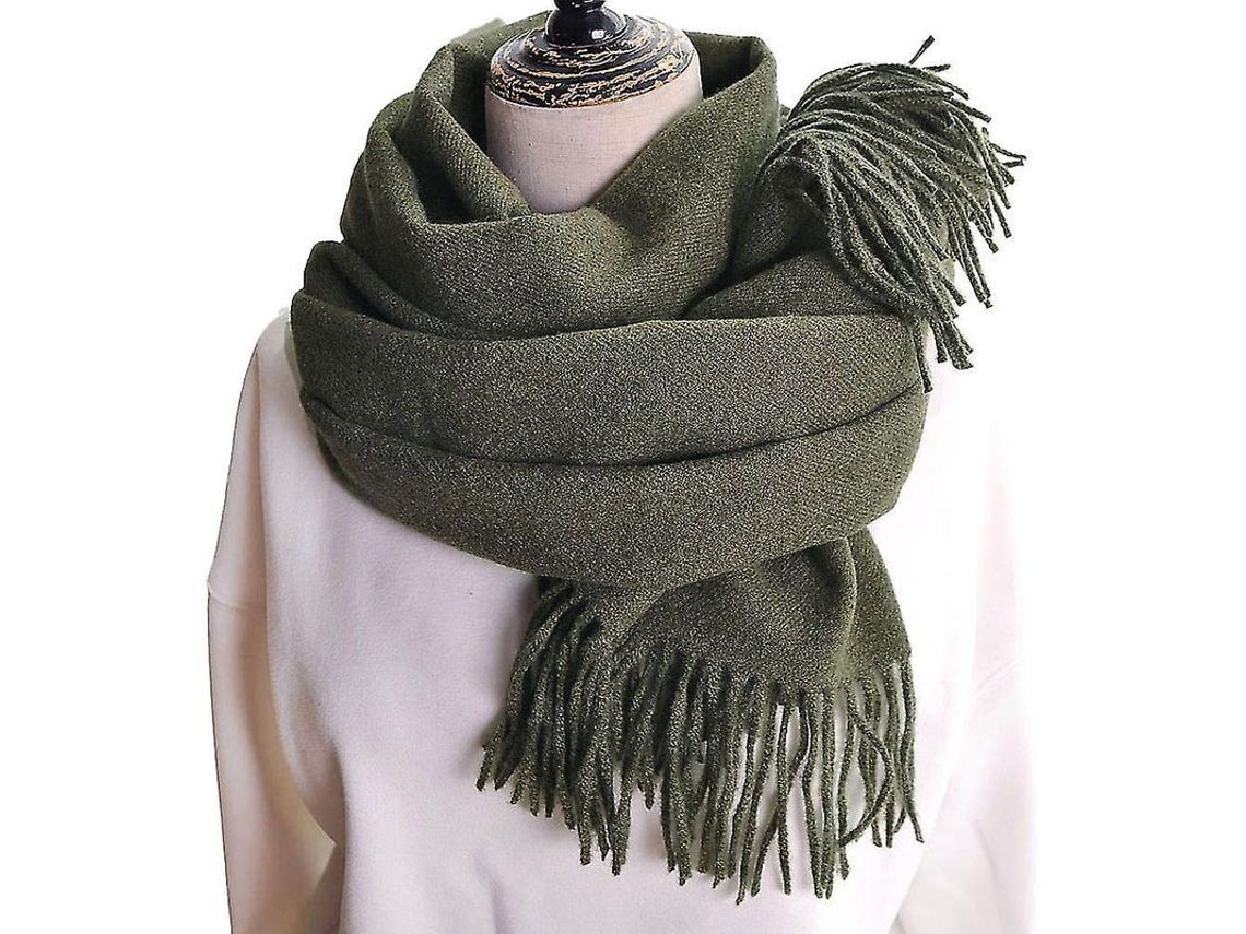 2026 bufanda Manta para Mulher com Textura de Cachemir Suave e Design Clássico a Listras com Pompons Versátil para Outono e Inverno