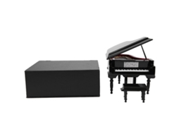 Modelo Miniatura Piano Musical Madeira Decorativo