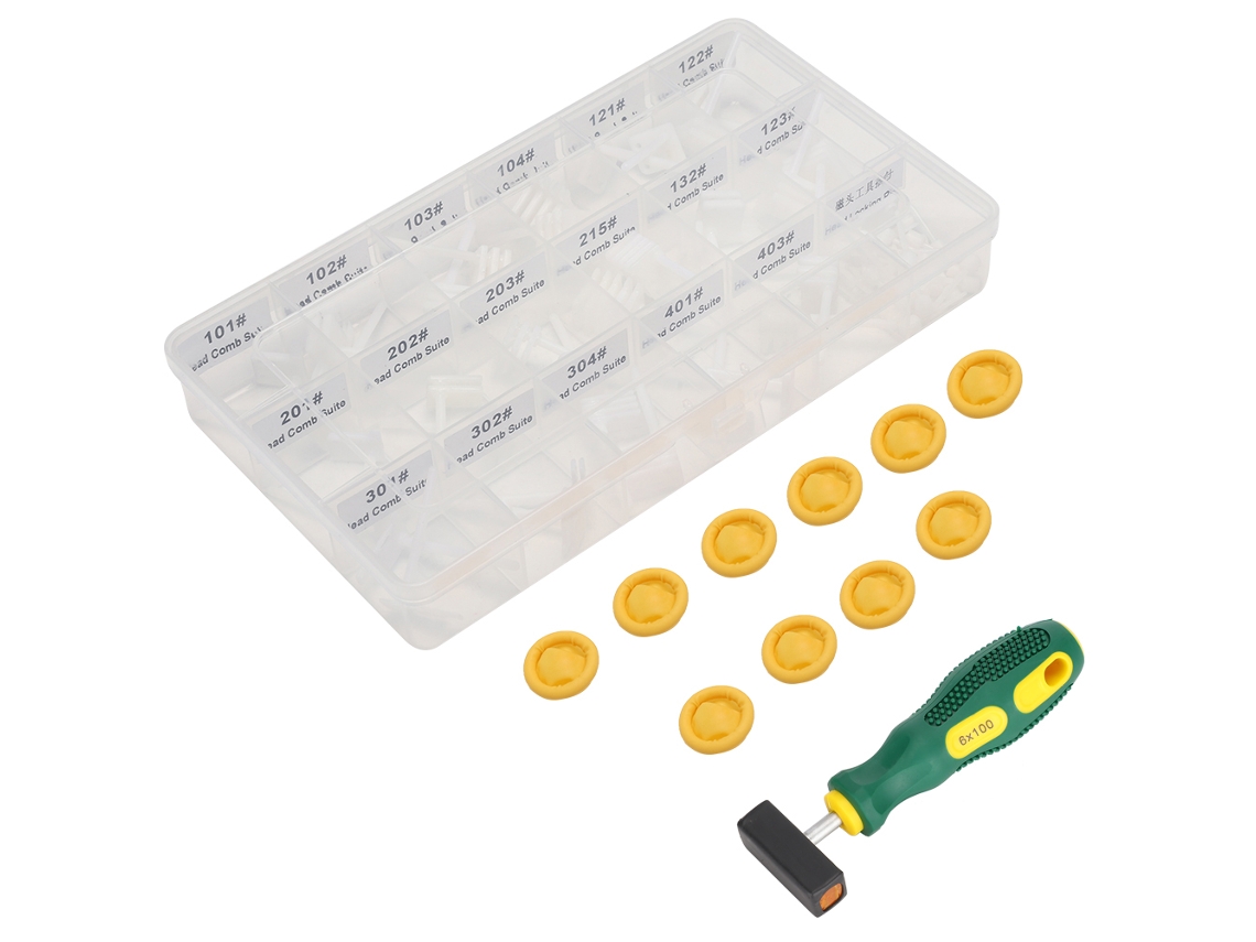 Kit De Ferramentas Para Reparo De Hd 2.5/3.5 Polegadas 60 Peças Para Troca De Cabeça Magnética Luz Dourada