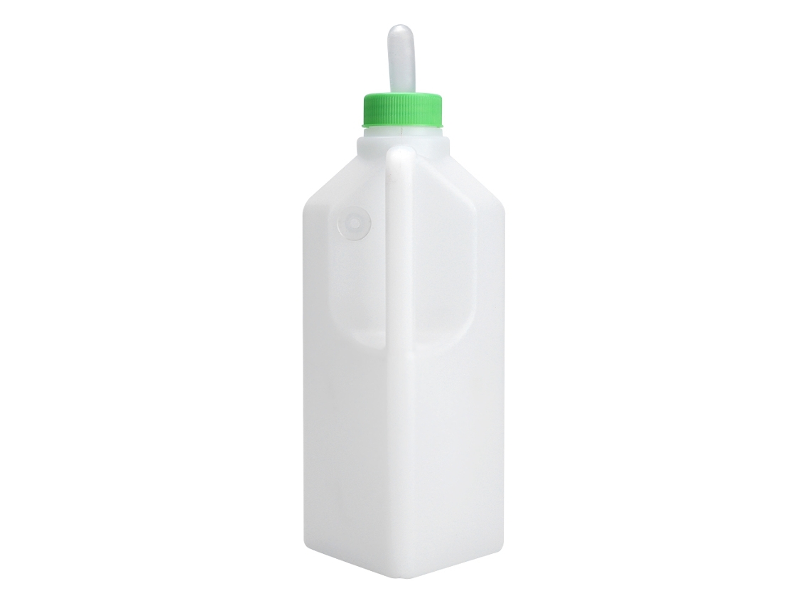 Ronjoe-garrafa De Alimentação Para Bezerros 850ml Com Bico De Silicone Plástico Branco