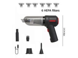 Aspirador De Pó Automotivo 9000pa Soprador De Ar Espanador Sem Fio Usb Limpeza De Teclado De Laptop Mini Aspirador De Pó Automáti Aquaforge