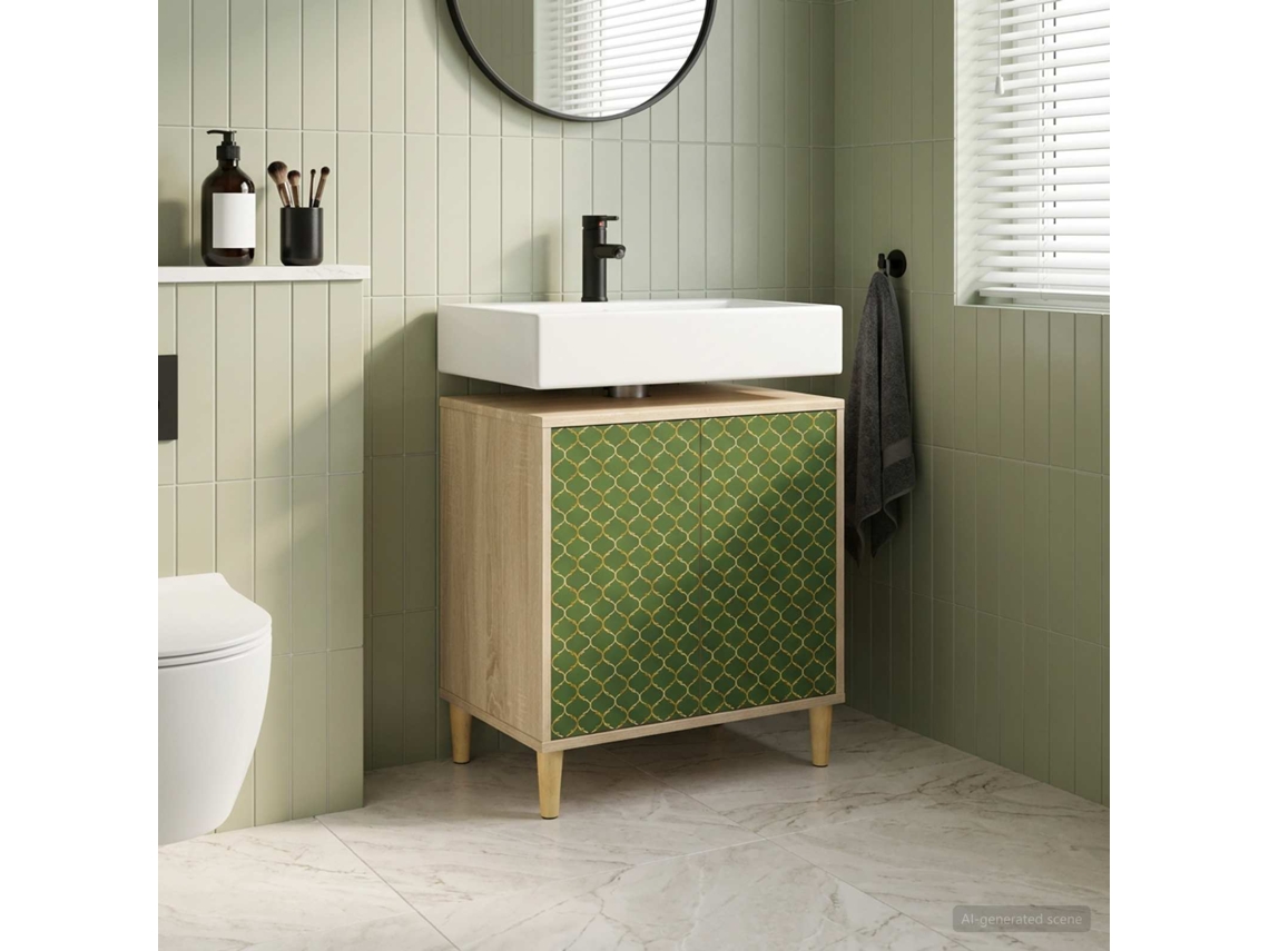 Vidaxl Armário De Banheiro Geleen Sonoma 60 X 40 X 60 Cm