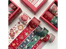 Fita De Papel Washi Decoração Natal Kawaii