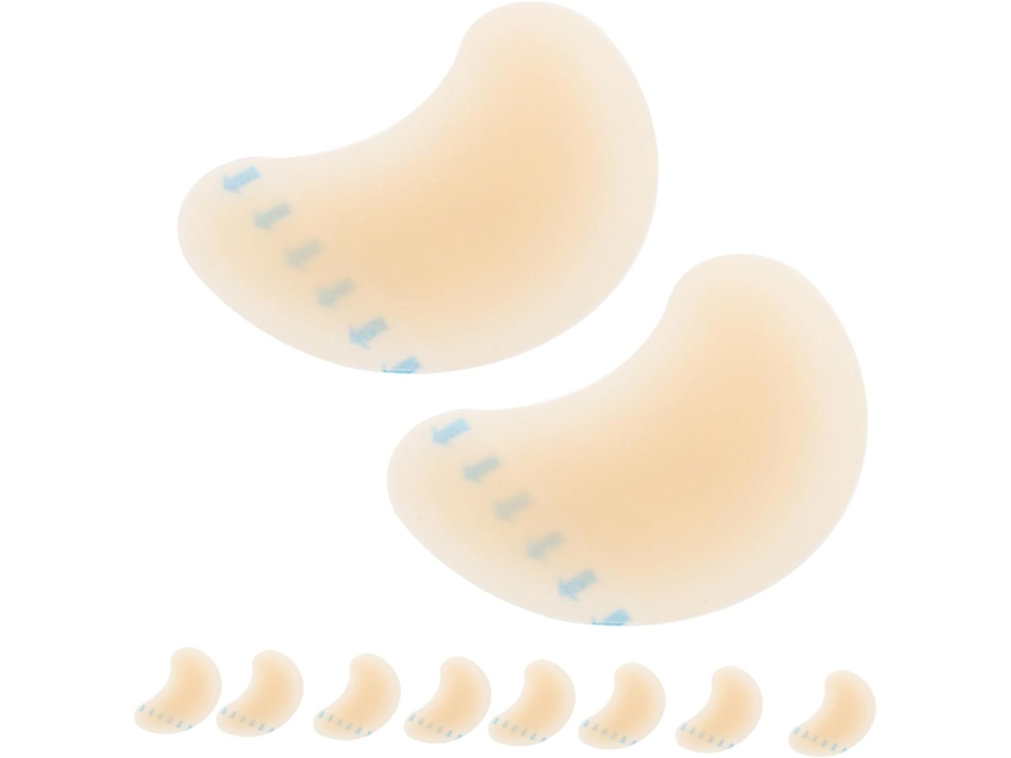 10 Adesivos De Gel Antifricção Para Calcanhar, Compactos E Que Reduzem O Atrito Em Sapatos De Salto Alto Tênis