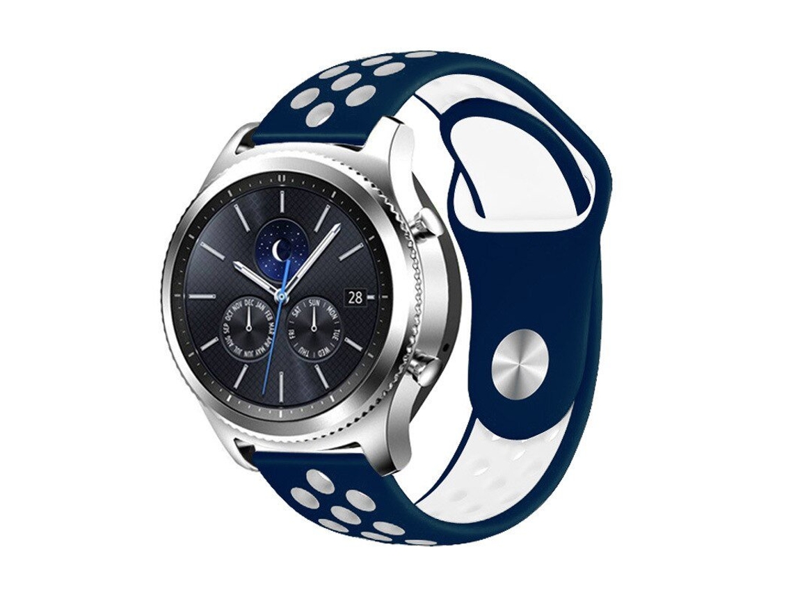 Bracelete Esportivo PHONECARE para Amazfit Cheetah 2 Pro Azul Escuro e Branco