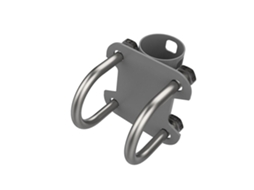 Suporte Universal Em U Para Starlink, Adaptador De Montagem De Mastro De Telhado Em Poste De Tubo