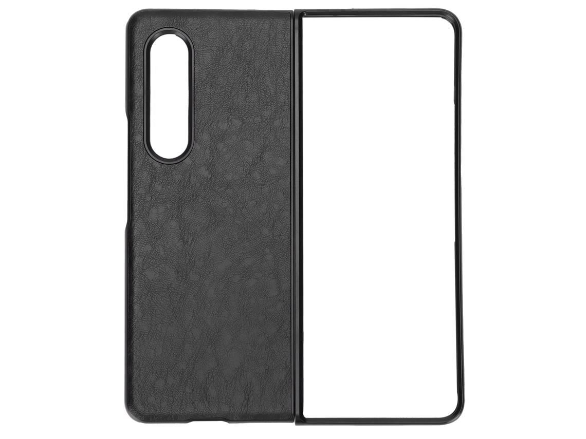 Aetheria capa de Couro Protetora Anti shock para Samsung Galaxy Z Fold 3 Preta