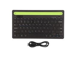 Teclado Inalámbrico Bluetooth Con 78 Teclas, Ranura para Tarjeta, Doble Canal, Portátil para El Hogar, La Oficina Y Los Viajes.