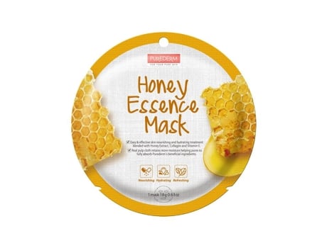 PUREDERM Mel Máscara Essence lobo máscara em Honey 18g