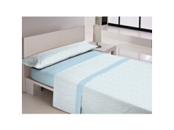 Conjunto de Lençóis LIBELA PIRINE GOMERA (Azul - Casal - 150 x 195 + 25 cm)