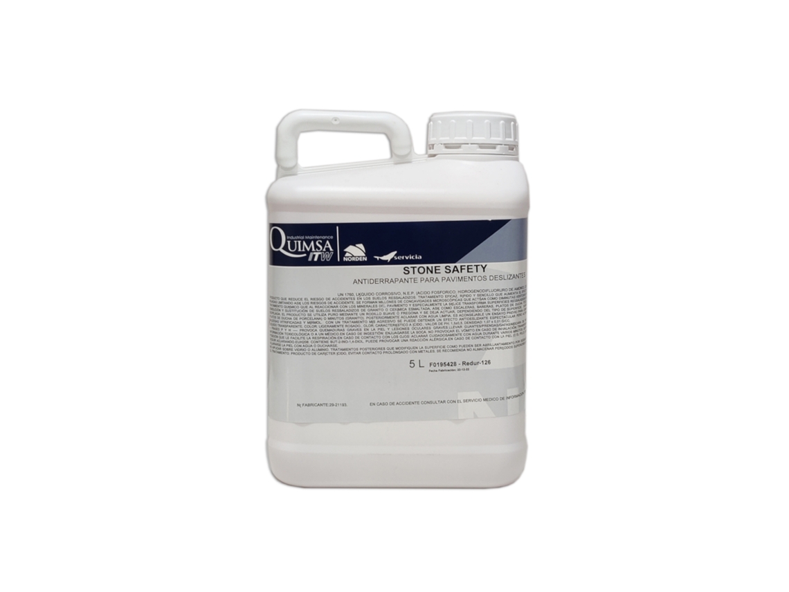 Líquido Antiderrapante Para Pisos Pedra Segurança 5 Lt