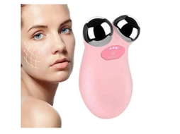 Dispositivo Elétrico De Levantamento Facial Com Microcorrente Rolo 3d Em Forma De Y Para Rosto Rosa Bestvite