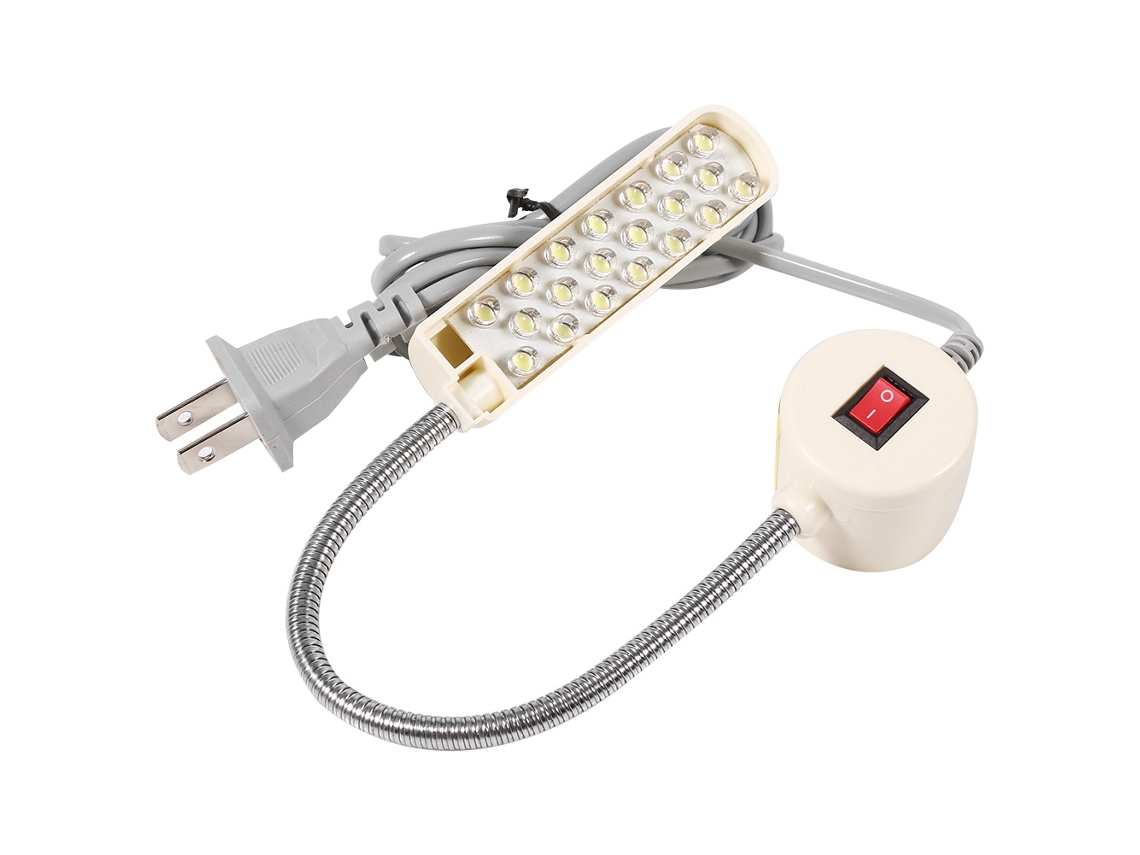 2026 luz para Máquina de Coser com Base Magnética e Pescoço de Cisne, 20 Leds, Flexíveis e Montagem Prática