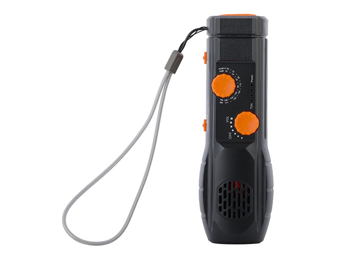 Rádio Am/fm Handvev com Lâmpada Led Ficklampa, Bateria Externa de Emergência de 1200mah AQUAFORGE