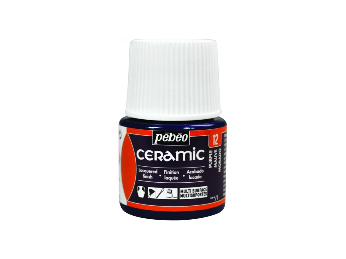 Tinta Cerâmica e Multisuperfície Mauve PÉBÉO (45 ml)