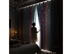 Cortina Blackout de Estrela Duas Camadas S/MARCA