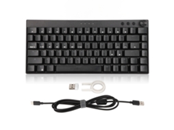 Aetheria teclado Mecânico 82 Teclas Rgb 3 Modos Conexão Type C Design Ergonômico para Gaming e Escritório