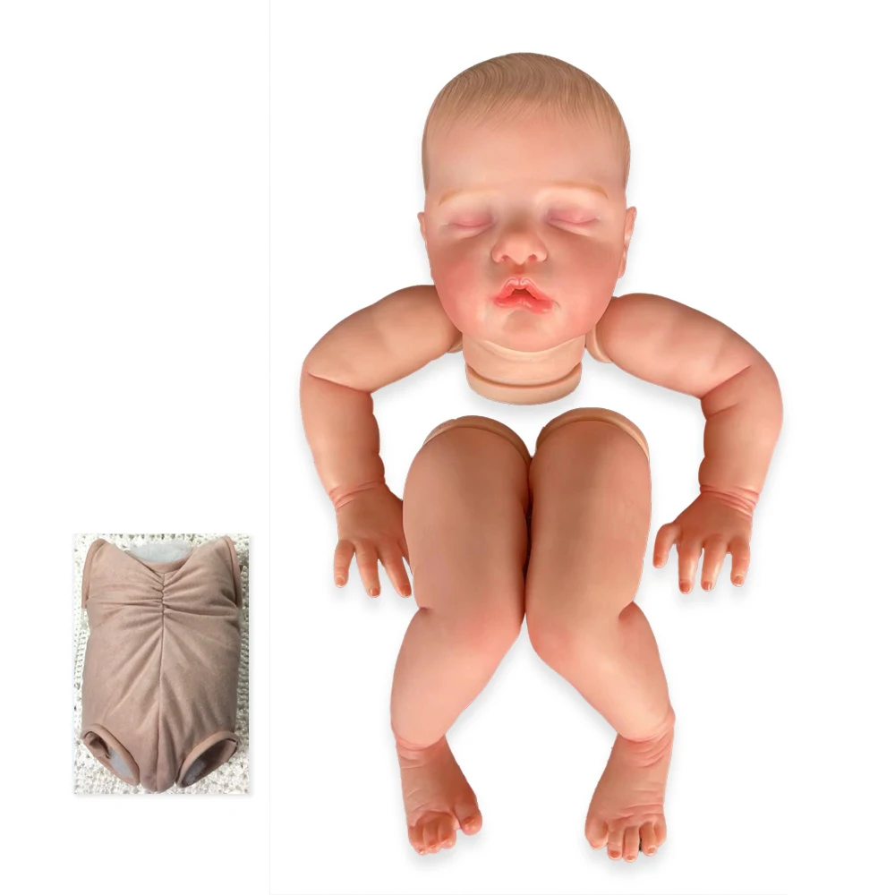 (branca) Kit De Boneca Realista De 56 Cm (22 Polegadas), Já Pintada, Com Peças Inacabadas Para Montar, Brinquedo Faça Você Mesmo