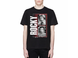 Rockinstone Rocky Two Photos Black T-shirt Size:xl