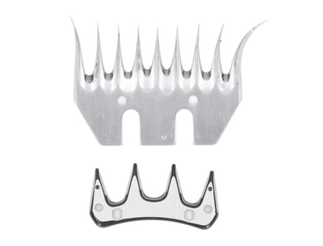 Cikonielf Lâmina de tesoura para tosquiadeira de cabra Tesoura de ovelha Lâmina curvada 9 dentes Cortador de lã elétrico Cortador de cabras CIKONIELF
