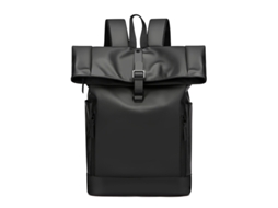 Mochila de Rolltop HENTEN HOME Impermeável para Portátil 15.6" Preto