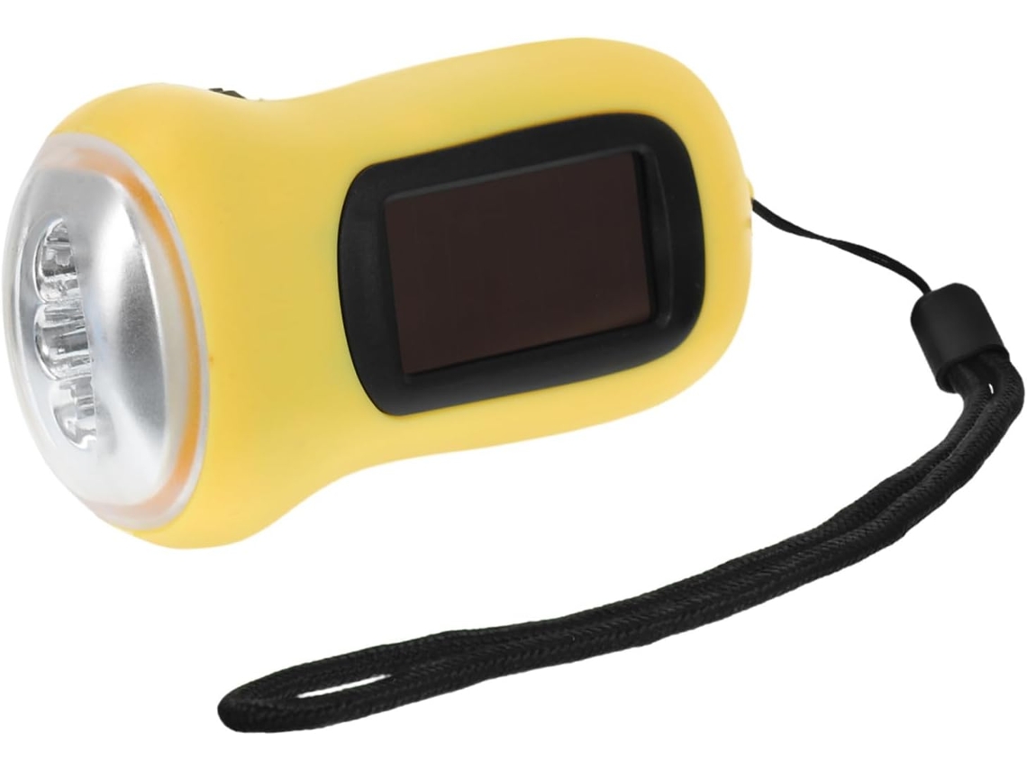 Lanterna Multifuncional De Led Com Iluminação Solar, Acionada Por Manivela.