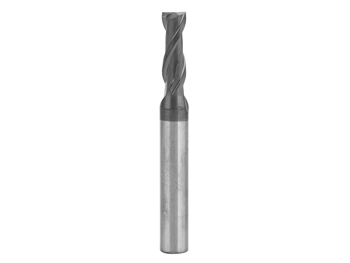 Fresa De Fresamento De Aço De Tungstênio Com Duas Gotes Espiral Para Corte E Engraving