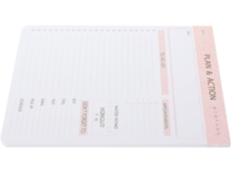 Bloc-notes Agenda Prática Multifuncional Em Papel, Cahier Déchirable Para Adolescentes, Planificador Portátil